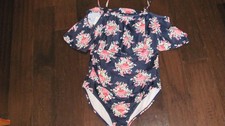 ONE-PIECE BATHING SUIT WOMAN  S SIZE L SWIM WITHOUT END MULTI FLORAL NWT