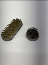 Vintage Flower Frog Set Of 2 Weighted Metal