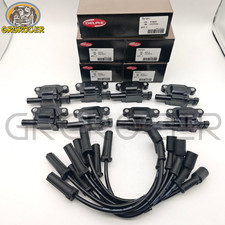 8 Pack Delphi Uf413 Ignition Coil 9748uu Wire For 04-21 Gmc Cadillac Chevrolet