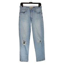 Madewell Women's The Perfect Vintage Straight Leg Jeans Light Wash Size 28