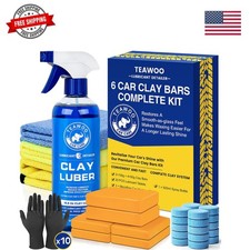 Clay Bars Kit, 6 Clay Bars 20 PCS Lubricant Tablets, Complete Car Detailing...