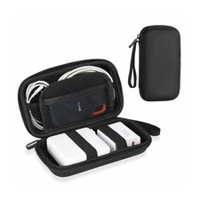 Ginsco Hard Shell Protection Case Electronic Accessories Organizer Black