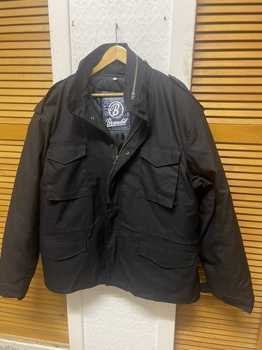 Brandit(B) Jacket Size UK-4XL-BLACK-Khaki Army Military Hardly Worn/EUR-54” - Picture 12 of 24