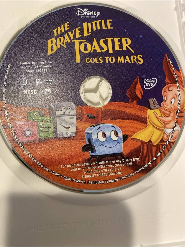 The Brave Little Toaster & Brave Little Toaster Goes To Mars 2 Dvd Set — 第 4/4 张图片
