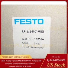 US FREE TAX New FESTO LR-1/2-D-7-MIDI 162586 Pressure Regulator
