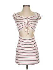 Fashion Nova Women White Casual Dress S