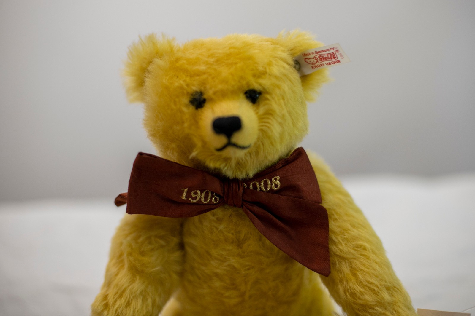Ours mohair Steiff Paul growler gold édition limitée pour collectionneur