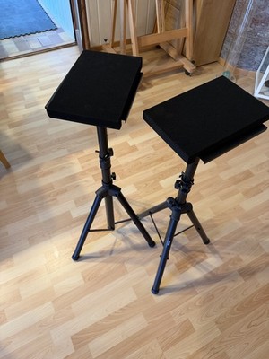 Pyle PSTND32 Studio Monitor Ständer Paar   Höhenverstellbar