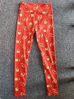 Disney LulaRoe Women's Leggings One Size Incredibles II Red Stretch — photo 1