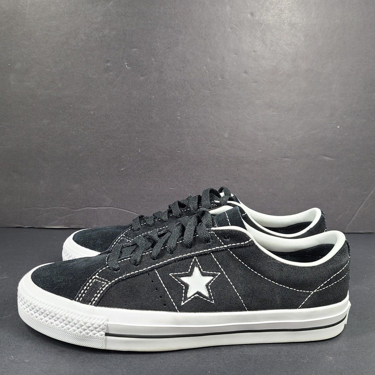 Converse CONS Unisex One Star Pro Ox Skate Shoes 159579C Black