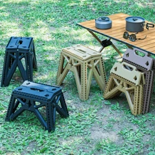 Outdoor Portable Folding Stool Durable High Load Bearing Small Chair for Fishing