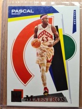 Pascal Siakam #22 #117/149 2020-21 Court Kings Red Maestros Raptors J0124A