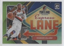 2020 Panini Donruss Optic Express Lane Lime Green Prizm /149 Damian Lillard 08uw