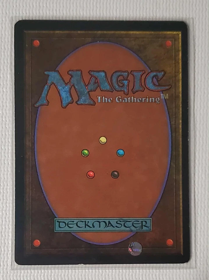 MtG Magic the Gathering Revised Edition 1994 Underground Sea Dual Land LP - Image 2 of 2