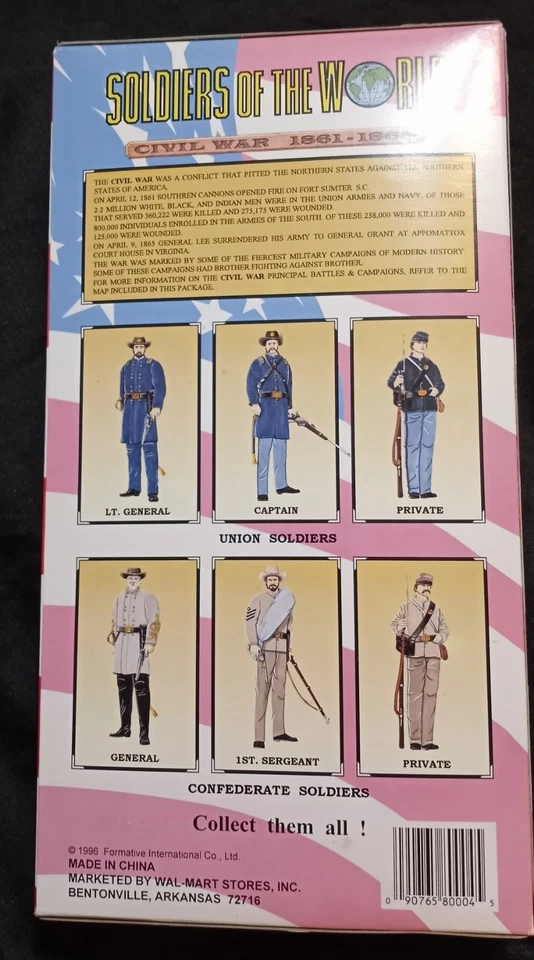 Figura de acción Soldados de la Guerra Civil Mundial 1996 General CSA 12" NUEVO DE STOCK  Foto 2 de 4