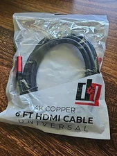 Deco Gear 4k Copper 6ft HDMI Cable  Universal