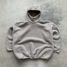 ADIDAS x FEAR OF GOD ATHLETICS HIKE FLEECE ALASKA HOODIE SESAME SIZE L