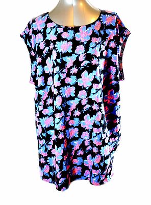 New Look Inspire Women's Tunic Dress Plus Size  26 UK /22 US Floral Tunic Dress