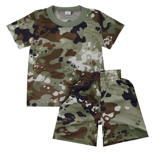 Kids Boys Military Suits Army Tracksuit Shirts Sport Set Active Activewear Gym - Picture 15 of 32