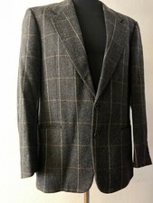 Vintage Classic Men's Vintage 90's Checked wool blazer by Valentino  Size EU 50