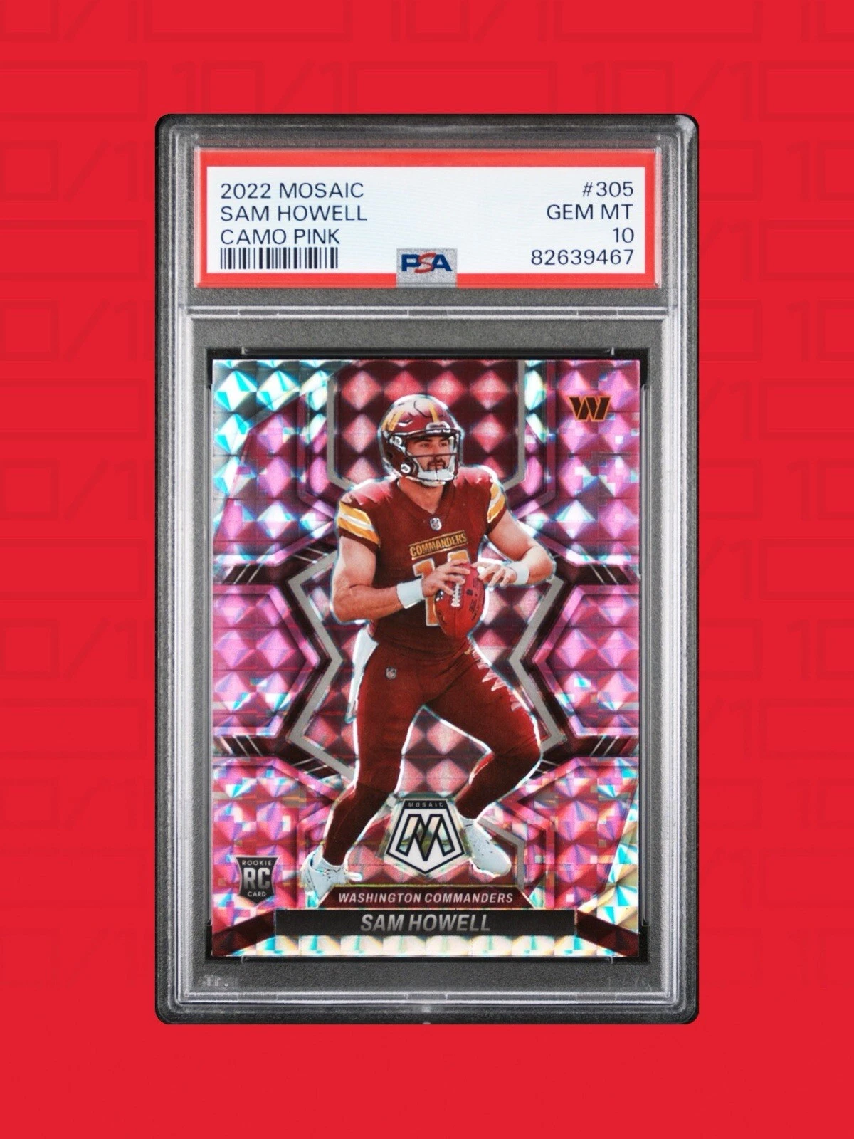 Sam Howell trading card