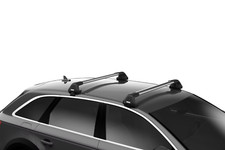 Barre portatutto THULE WingBar Edge grigio Audi A3 4 porte Sedan Tetto Normale