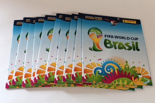 Panini WC WM BRASIL 2014  – 10 x Leeralbum EMPTY ALBUM NOT MINT VGC ED. INTERN.