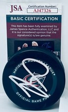 David Jiricek signed Columbus Blue Jackets Game Puck autographed JSA