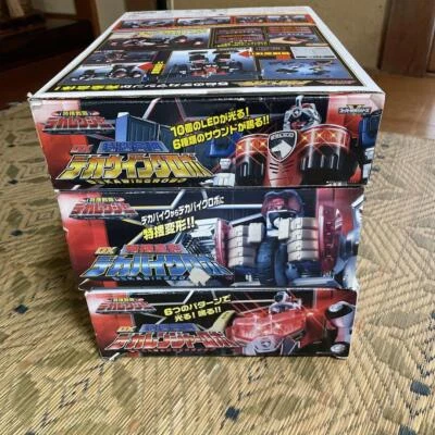 Power Rangers S.P.D. Dekaranger Megazord Wing Bike Robo 3p set BANDAI w/BOX - Photo 1/4