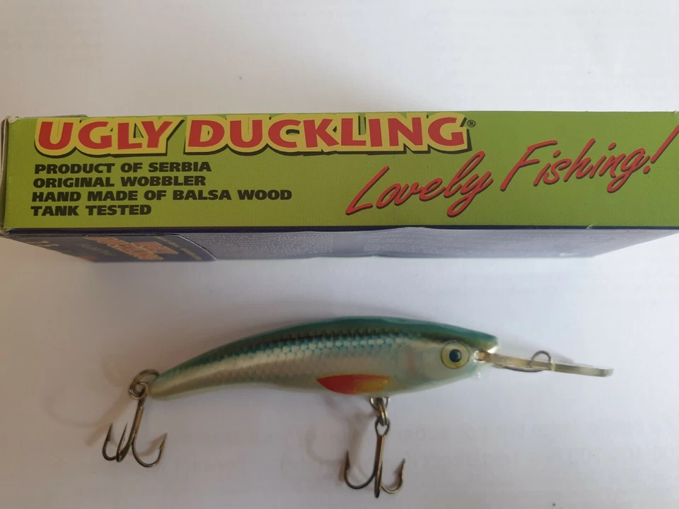 Um conjunto de 4 x iscas de pesca de patinho feio - osciladores, tamanho 7, - Imagem 4 de 4