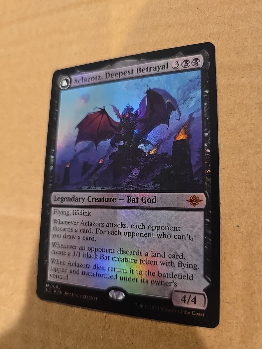 MTG Aclazotz, Deepest Betrayal/Temple of the Dead The Lost Caverns