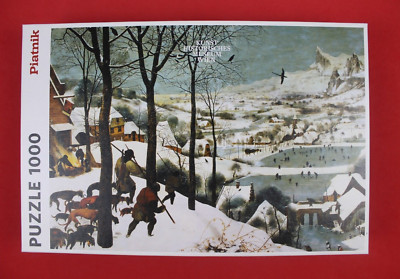 Puzzle, Brueghel, Jäger im Schnee, Piatnik, 1000 Teile 68,0 x 48,0 cm