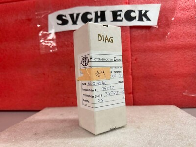 LOT OF 25 PHOTOFABRICATION ENGINEERING INC NR019040 Reflector Diffuser Element