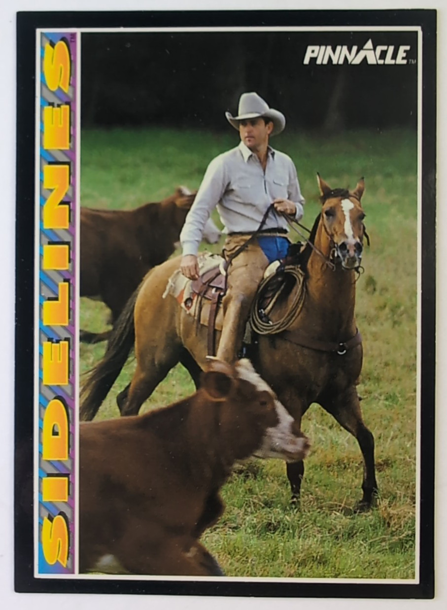 1992 PINNACLE SIDELINES NOLAN RYAN #294, Horseback