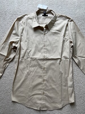 beige long sleeve dress shirt HolloMen: Beige Long Sleeve Shirt Elegance Redefined
