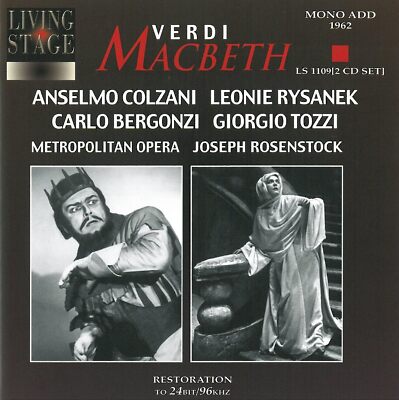 Macbeth Rysanek Bergonzi Met 1962