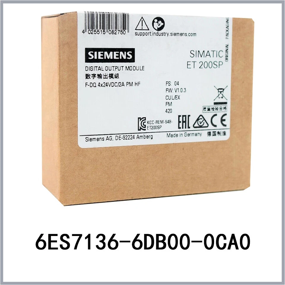 Módulo Siemens 1X 6ES7136-6DB00-0CA0 6ES7 136-6DB00-0CA0 SIMATIC DP Electronics Foto 4 de 4