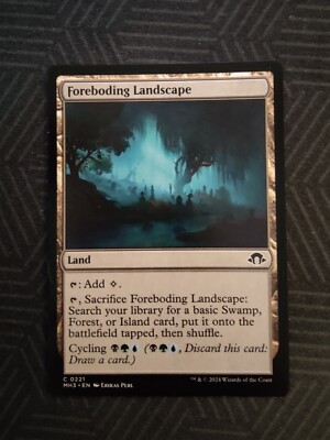mtg foreboding landscape modern horizons 3