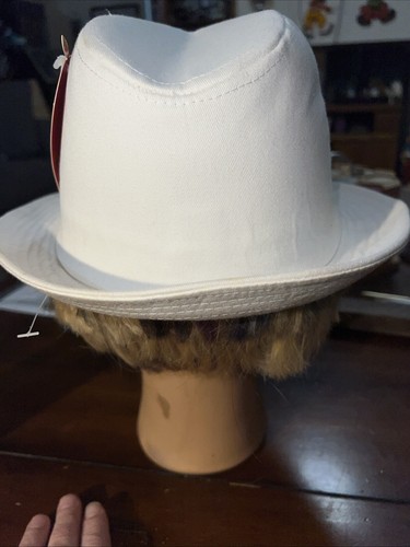 Apple Bottoms Vtg Y2K Cap Hat Fedora Women's Or Men’s White New With Tag - Bild 6 von 7
