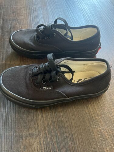 Scarpe da skate basse con lacci in tela VANS Lo Pro tutte nere taglia bambini 1.0 - Foto 2 di 4