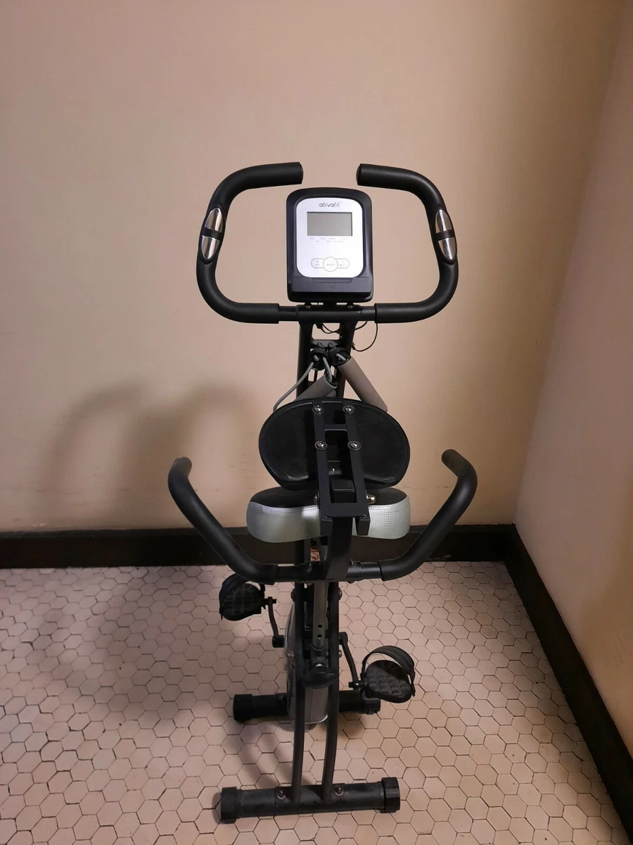 ATIVAFIT Indoor Cycling Bike Folding Magnetic Large Seat