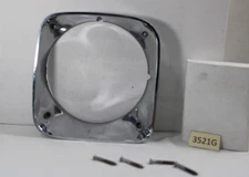 1973-1974 TORONADO HEADLIGHT CHROME BEZEL PASSENGER SIDE OUTER HEADLIGHT TRIM