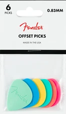Fender Medium Offset Guitar Picks 0.83mm polycarbonate Made In USA 1989999104