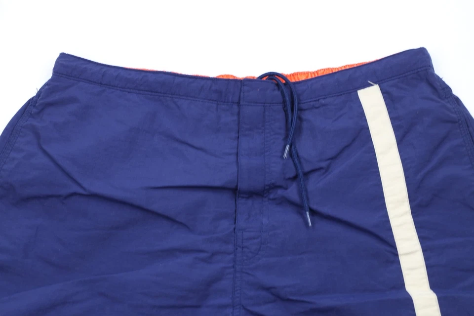 Pantalones Cortos De Colección Años 90 Nautica Para Hombres Grandes Desteñidos Deletrear A Rayas Forrados con Flores Foto 2 de 4