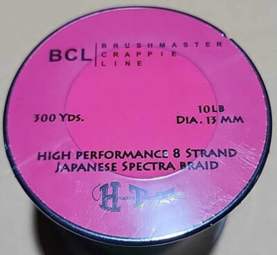 HTT BrushMaster Crappie Fishing Line Strand Braid