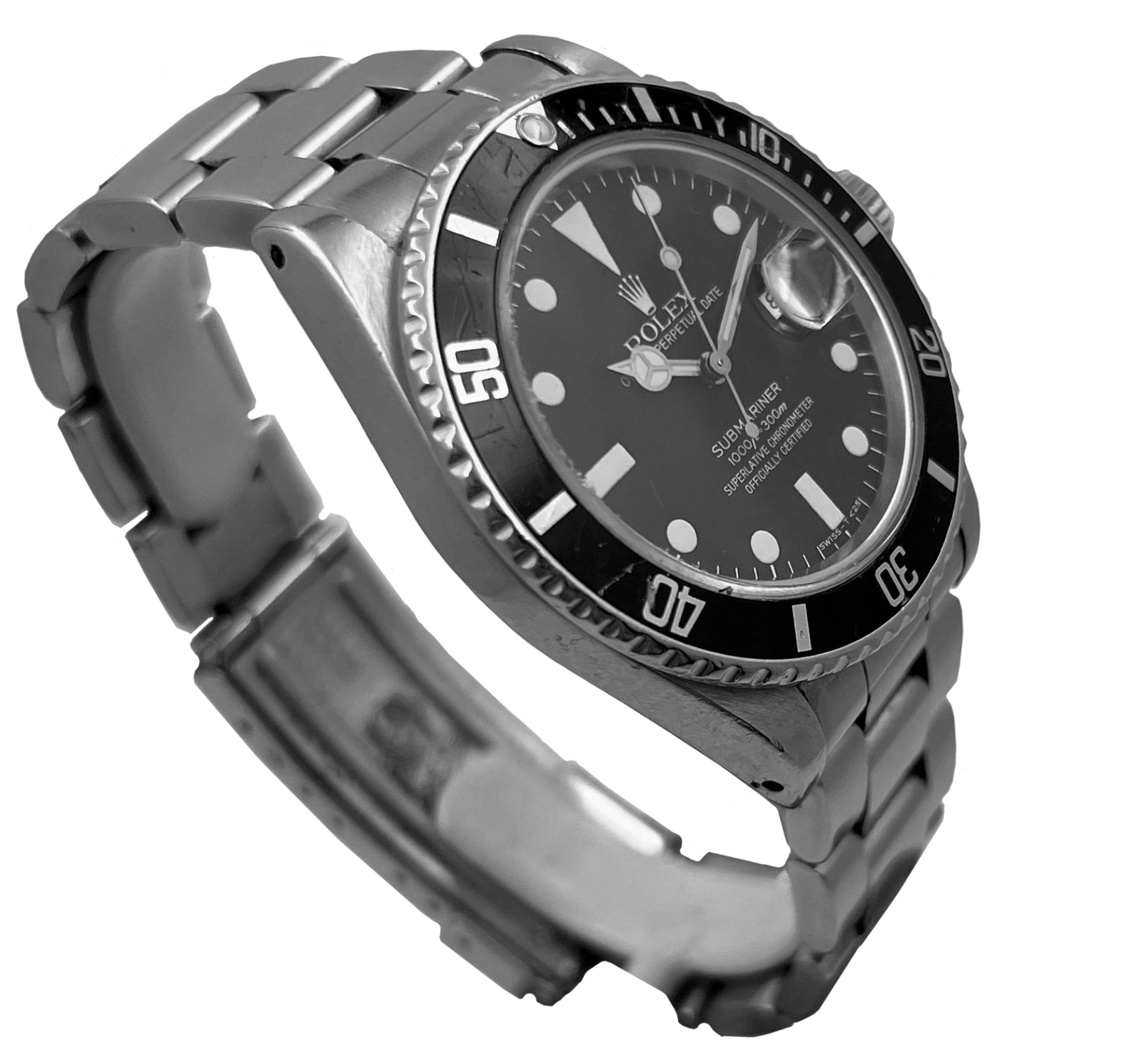 Rolex Submariner Date 16800 Stainless Steel 7 mil Serial Watch Only eBay