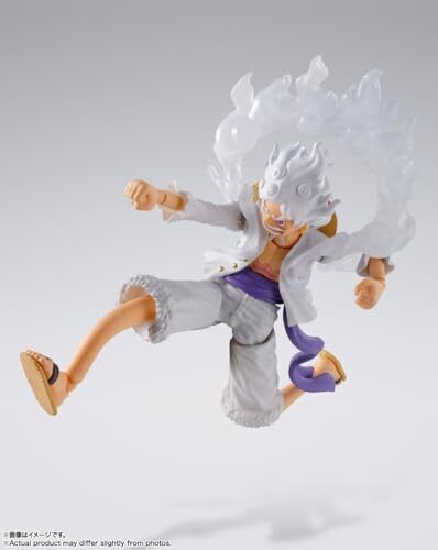 S.H. Figuarts Monkey D. Luffy Gear 5 One Piece Action Figure BANDAI Fast Ship - Picture 3 of 7
