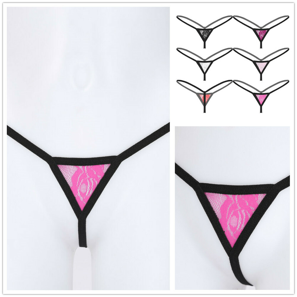 Sexy Damen Spitze Strings Tanga Mini Micro Slip G-String Unterwäsche  Dessous | eBay