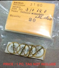 GENUINE NOS BALANCE COMPLETE WITH STUD FOR GRAND SEIKO 3180 430 5722 GS J14070