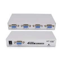 1 in 4 Out VGA Switch Monitors Splitter Box VGA/SVGA LCD CRT 4 Port Video 150